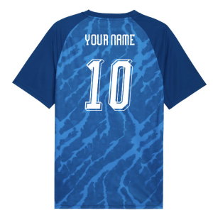 2026-2027 Iceland Warm Up Jersey (Royal) (Your Name)