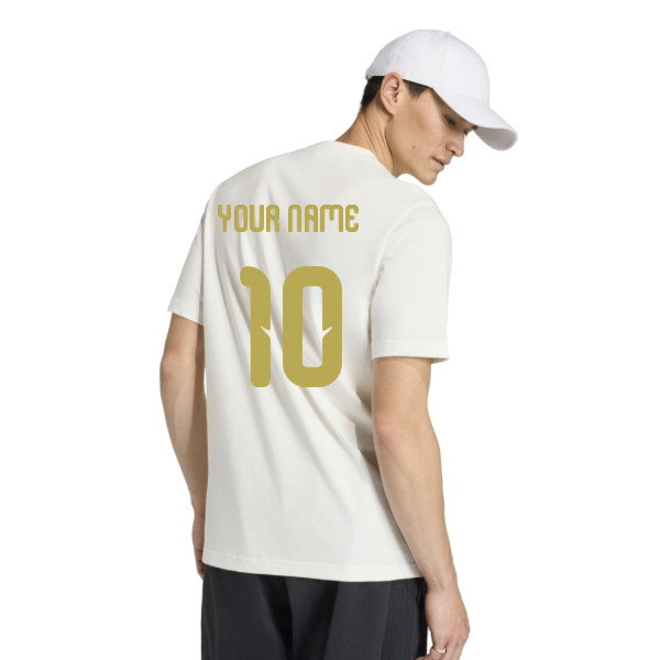 FIFA World Cup 2026 Official Emblem T-Shirt (White) (Your Name)