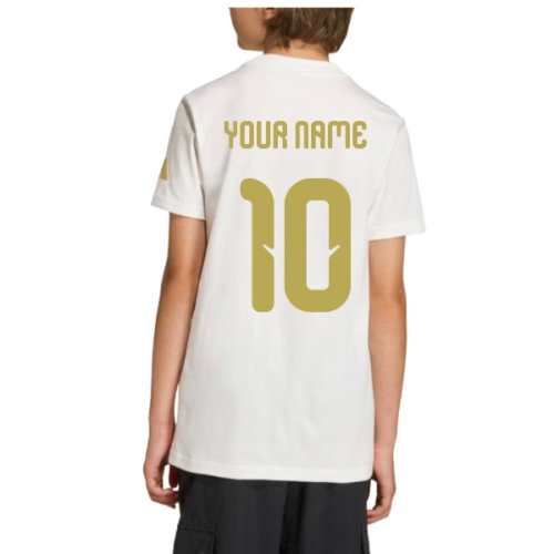 FIFA World Cup 2026 Official Emblem T-Shirt (White) - Kids (Your Name)