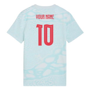 2026-2027 Portugal FtblCulture Tee AOP (Sea Glass) - Kids (Your Name)