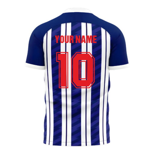 Sheffield 1990s Vintage Concept Home Shirt Adult Short Sleeve (Your Name)