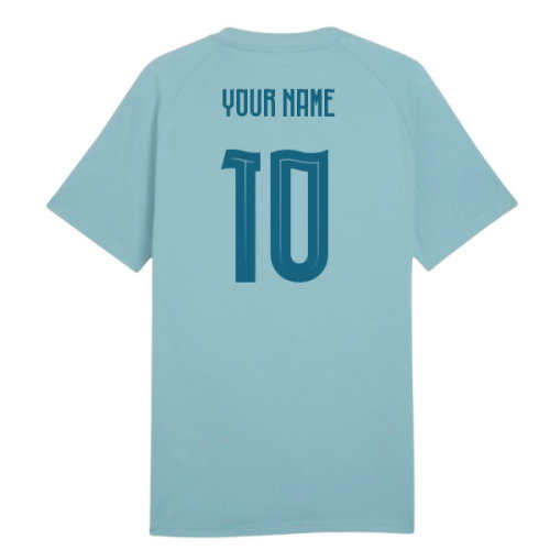 2026-2027 Portugal PumaTECH Pocket Tee (Seaform) (Your Name)