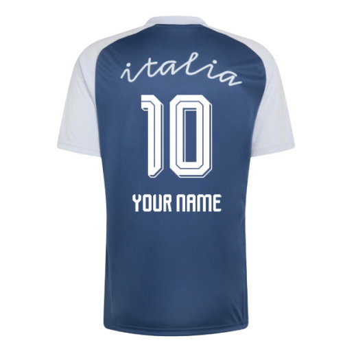 2026-2027 Italy Away Pre-Match Shirt (Night Marine) (Your Name)