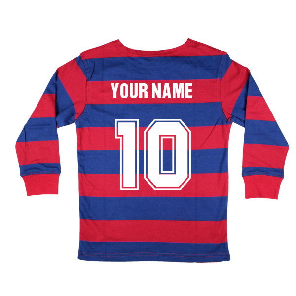 Engineers A.F.C 1875 FA Cup Winners Kids Retro Shirt (Your Name)