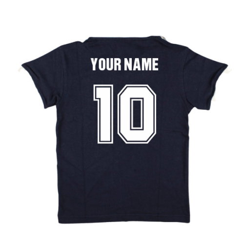 Scotland 1974 World Cup Kids Retro Football Shirt (Your Name)