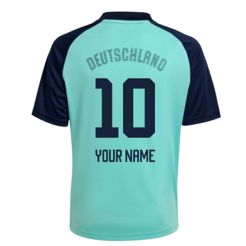 2026-2027 Germany Away Pre-Match Shirt (Flash Aqua) - Kids (Your Name)
