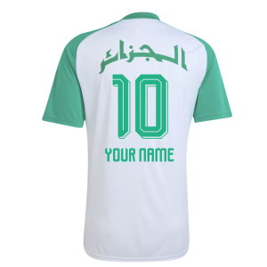 2026-2027 Algeria Away Pre-Match Shirt (White) (Your Name)