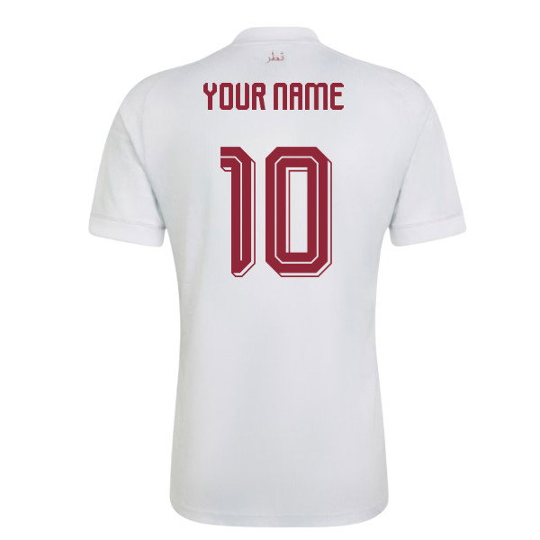2026-2027 Qatar Away Shirt (Your Name)