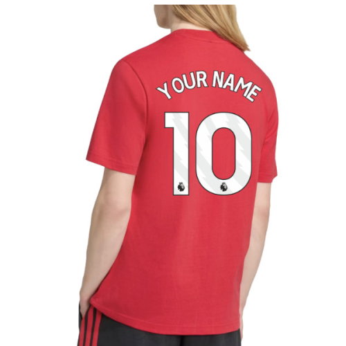 2026-2027 Man Utd DNA Graphic Tee (Red) (Your Name)