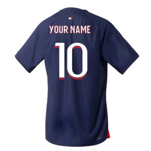 2023-2024 PSG Home Match Authentic Shirt (Your Name)