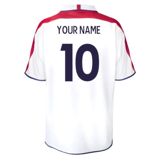 England 2004 Retro Football Shirt (Your Name)