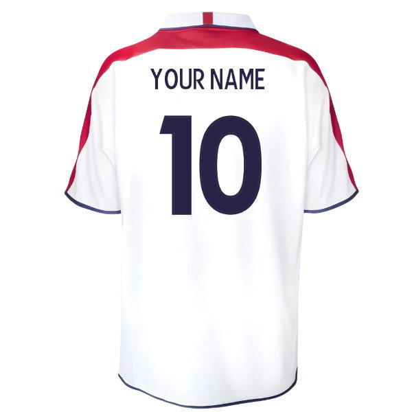 England 2004 Retro Football Shirt (Your Name)