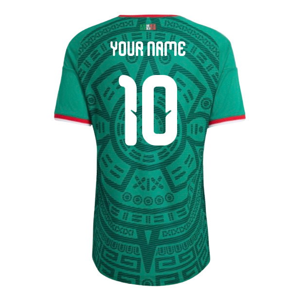 2026-2027 Mexico Authentic Home Shirt (Your Name)