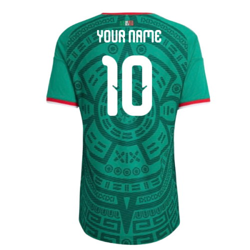 2026-2027 Mexico Authentic Home Shirt (Your Name)