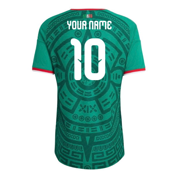 2026-2027 Mexico Authentic Home Shirt (Your Name)