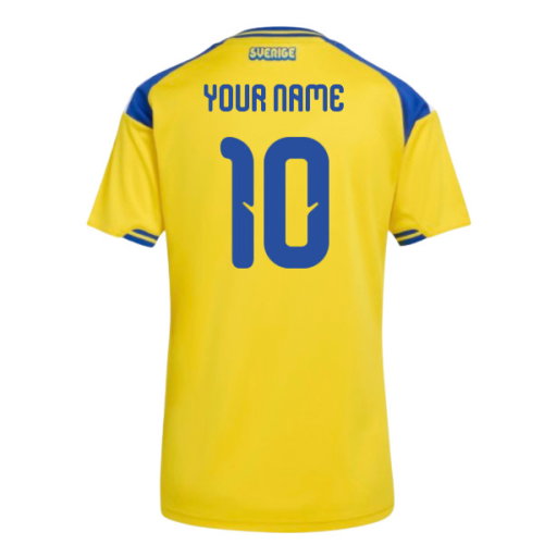 2026-2027 Sweden Home Shirt (Womens) (Your Name)