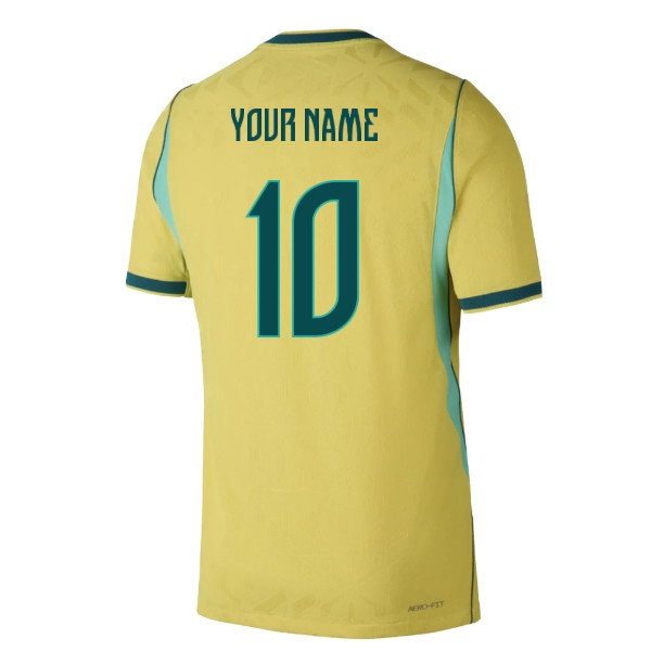 2026-2027 Brazil Authentic Aero-Fit Match Home Shirt (Your Name)