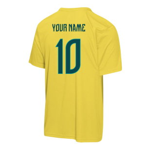FIFA Brazil 2026 World Cup Poly Tshirt (Yellow)
