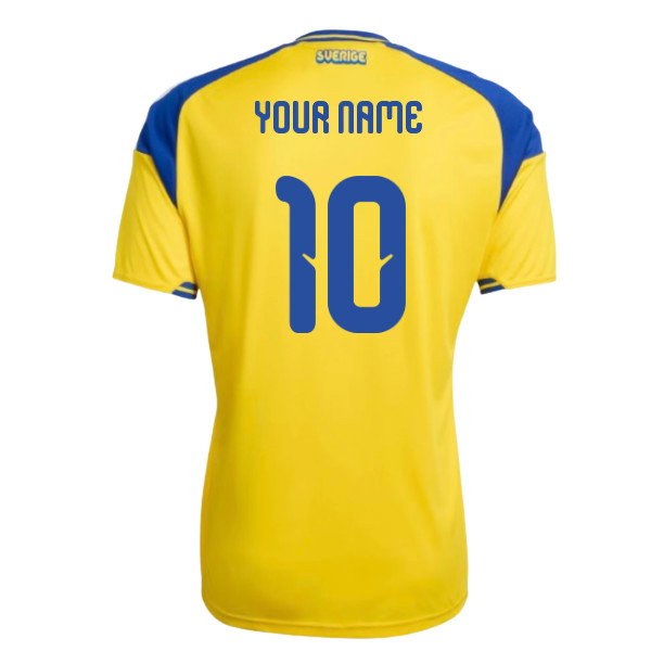 2026-2027 Sweden Home Shirt (Your Name)