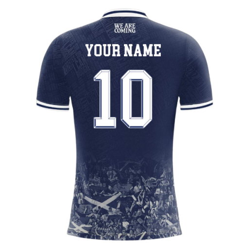 Scotland 2026-2027 Supporters Home Concept Kit kids Kids Short Sleeve (Your Name)