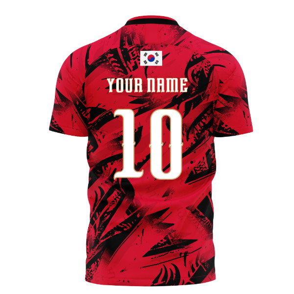 South Korea 2026-2027 Home Concept Kit Adult Short Sleeve (Your Name)