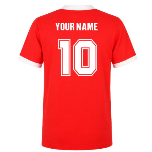 Middlesbrough 1950s Kids Red Retro Football Shirt (Your Name)