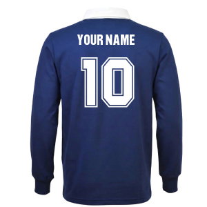 Scotland 1980's Vintage Kids Rugby Shirt (Your Name)