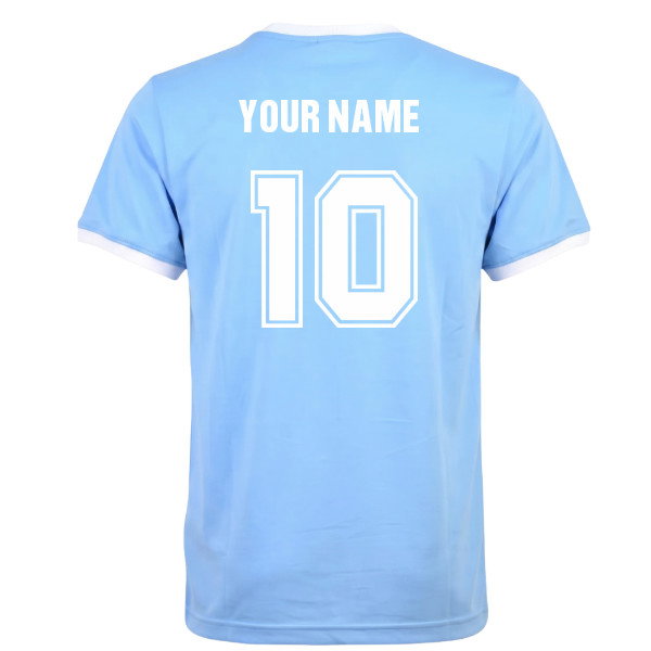 Kids Manchester City Sky/White T-Shirt (Your Name)