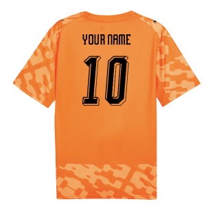 2026-2027 Senegal Goalkeeper Shirt (Vermillion-Orange Glo) (Your Name)