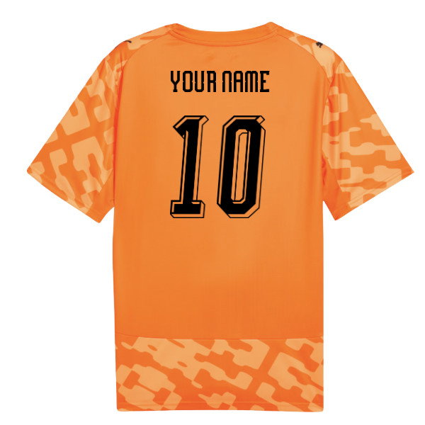 2026-2027 Senegal Goalkeeper Shirt (Vermillion-Orange Glo) (Your Name)