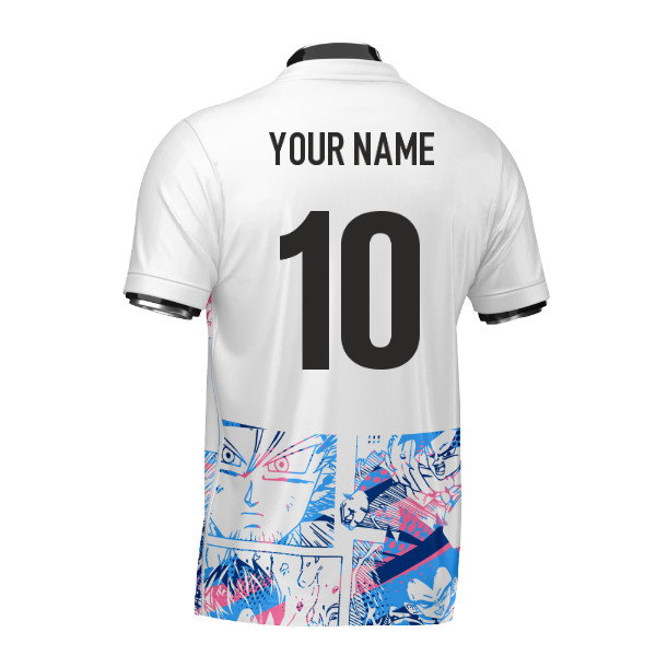 Japan Dragon Ball Z Heritage Football Jersey (Wolvate) Adult Short Sleeve (Your Name)