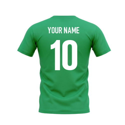 Legia Warsaw Logo T-shirt (Green) (Your Name)