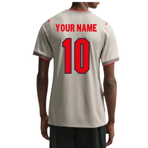 2026-2027 England x Palace Pro Football Shirt (Pewter Grey) (Your Name)