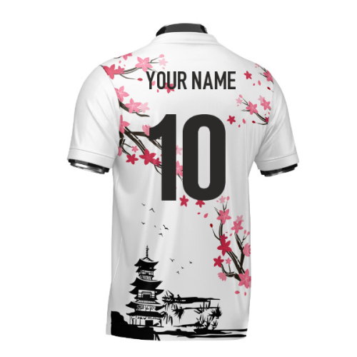 Japan Samurai Heritage Football Jersey (Wolvate) Adult Short Sleeve (Your Name)