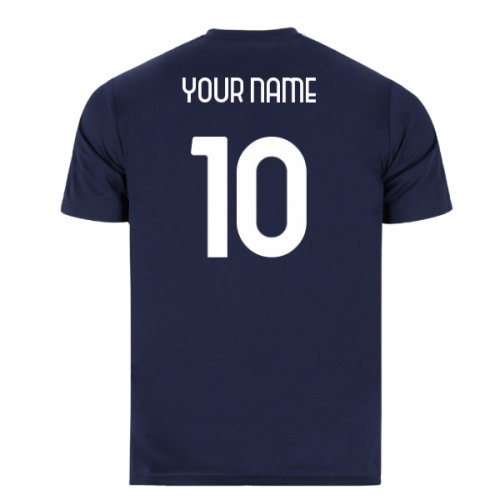 2026-2027 Lazio Pre-Match Shirt (Dark Navy) (Your Name)