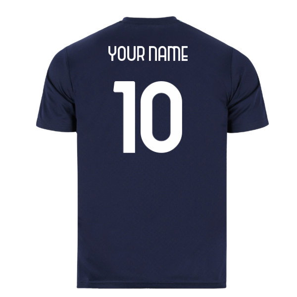2026-2027 Lazio Pre-Match Shirt (Dark Navy) (Your Name)