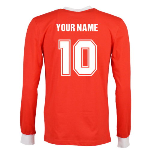 Liverpool 1964 Long Sleeve Retro Football Shirt (Your Name)