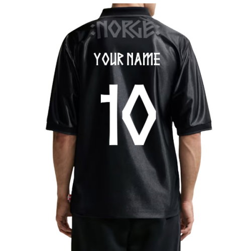 2026-2027 Norway Dri-Fit Energy Shirt (Black) (Your Name)