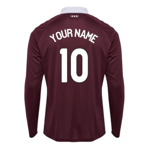2026-2027 Hearts Long Sleeve Home Shirt (Your Name)