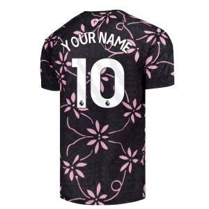 2026-2027 Sunderland Away x Elvis Pre Match Shirt (Black) (Your Name)