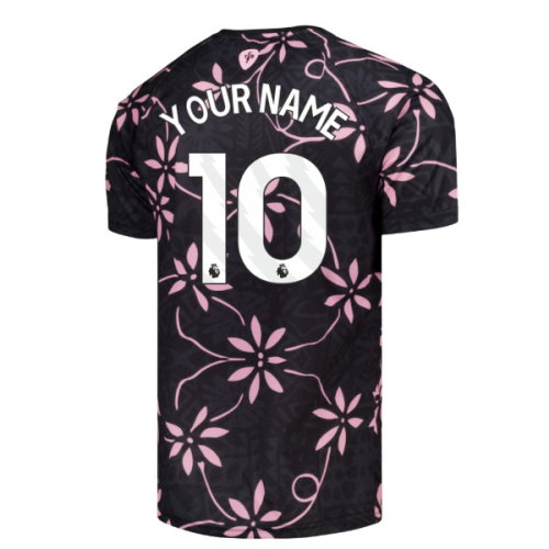 2026-2027 Sunderland Away x Elvis Pre Match Shirt (Black) (Your Name)