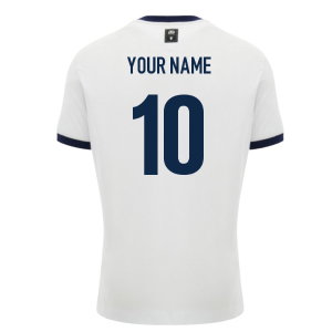2026-2027 Scotland Rugby Ath Cotton T-Shirt (White) (Your Name)