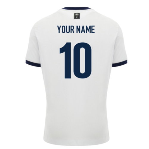 2026-2027 Scotland Rugby Ath Cotton T-Shirt (White) (Your Name)
