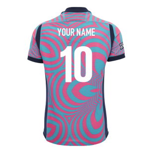 2026-2027 Scotland Rugby Training Jersey (Neon) (Your Name)