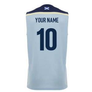 2026-2027 Scotland Rugby Sleeveless Poly Shirt (Blue)