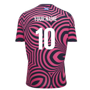 2026-2027 Scotland Rugby Warm Up Shirt (Pink)