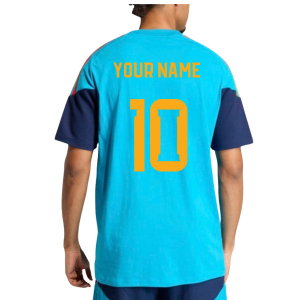 2026-2027 Spain Training Tee (Bold Aqua) (Your Name)