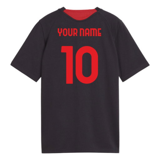2026-2027 AC Milan Training Jersey (Flat Dark Gray) - Kids (Your Name)