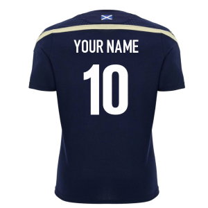 2026-2027 Scotland Rugby Training Shirt (Navy/Sand)