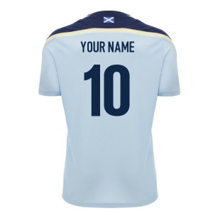 2026-2027 Scotland Rugby Training Shirt (Blue/Sand)